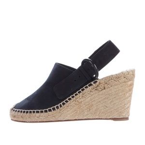 Céline Suede Slingback Espadrilles